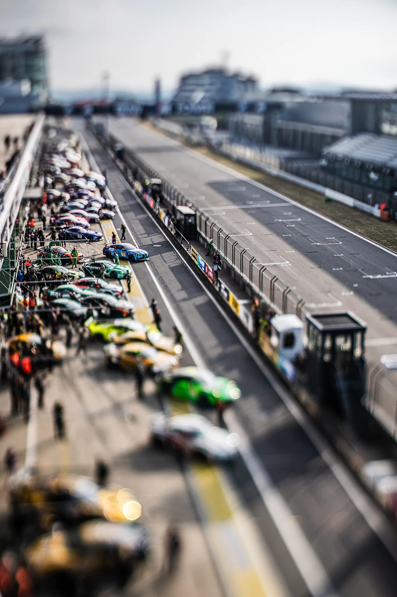 Tilt Lens Photography Nurburgring Nls Race Car