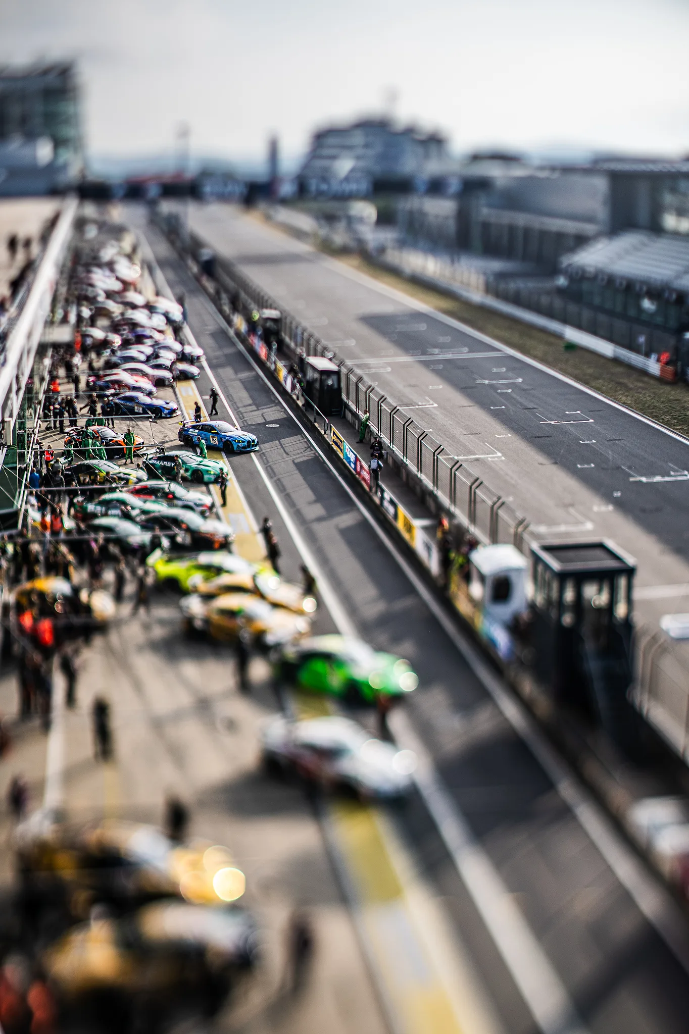 Obiektyw Tilt-Shift na torze Nürburgring
